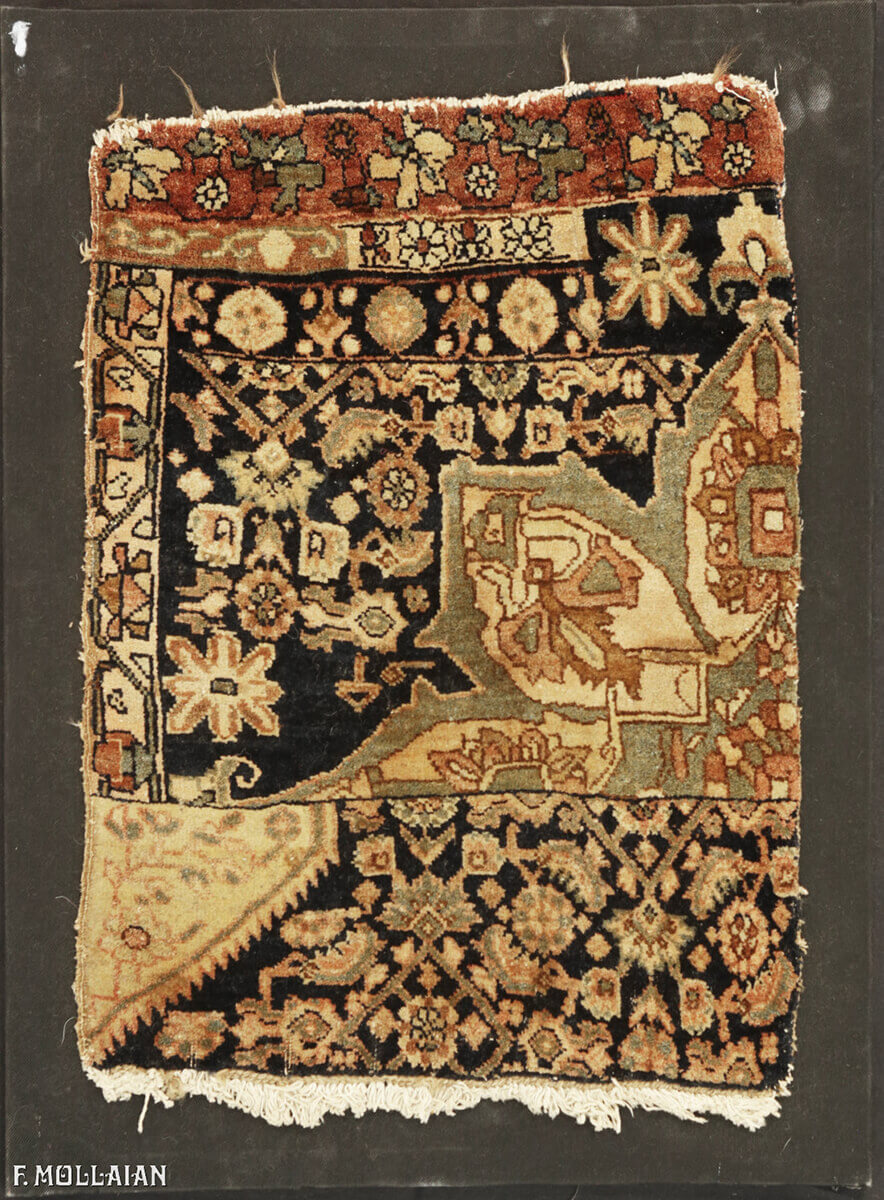 Tapis Persan Antique Bijar (Bidjar) Vaghire n°:18108415